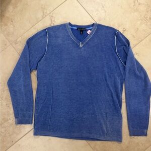 Autumn Cashmere Blue V-Neck Sweater